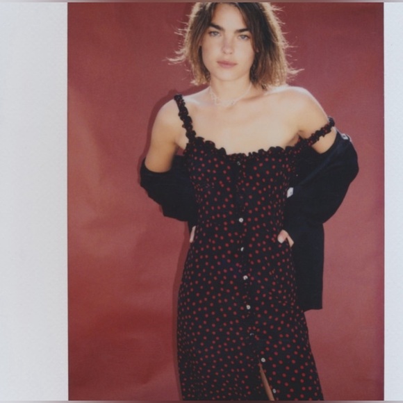 Réalisation Par 'Juliet' Dress, Italia Dot color black / red, size XL - Picture 2 of 9